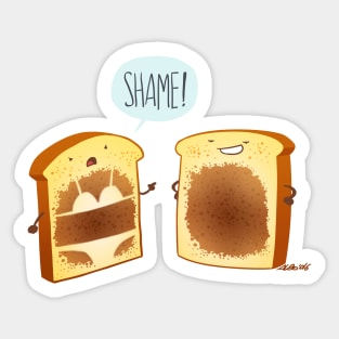 SHAME! Sticker